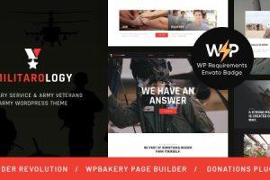 Militarology - 军事服务和退伍军人 WordPress 主题 1.0.11