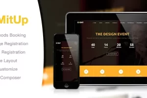 MitUp (v1.3.3) Event & Conference WordPress Theme