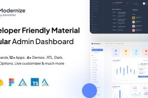 Modernize Angular Admin Dashboard (8 January 2025)
