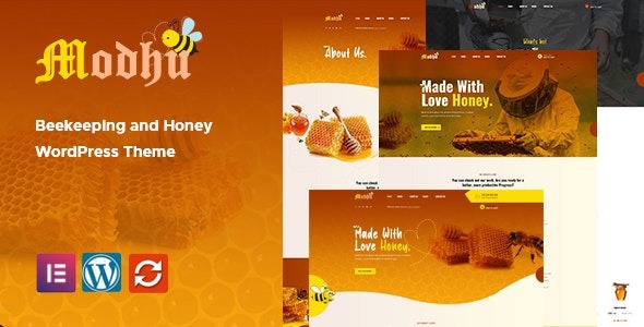 Modhu (v1.0.3) Beekeeping and Honey WordPress Theme