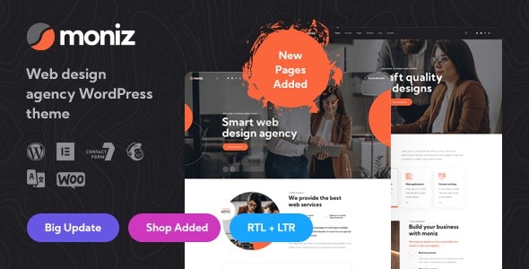 Moniz v1.2 Web Design Agency WordPress Theme