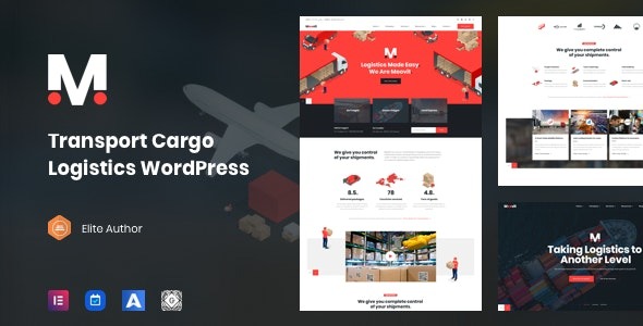 Moovit v1.2.5 Transportation Logistics WordPress Theme