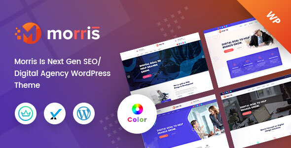 Morris v1.0.3 WordPress Theme for Digital Agency