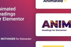 Motionger v2.0.4 Animated Heading for Elementor
