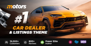 Motors (v5.6.52) Car Dealer, Rental & Classifieds WP [Activated]