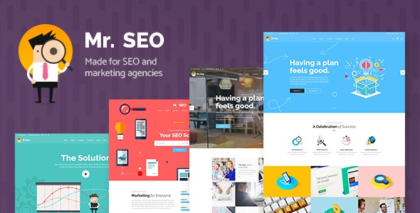 Mr. SEO v2.0 Social Media Marketing Agency Theme