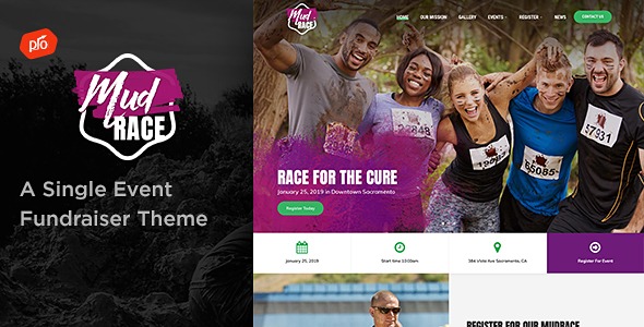[Fixed*] MudRace v2.7 A Single Event Fundraiser Theme ##