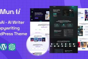 MunAi (v1.0.2) AI Writer & Copywriting WordPress Theme