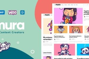 Mura (v1.6.9) WordPress Theme for Content Creators