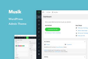 Musik v4.2 – WordPress Admin Theme