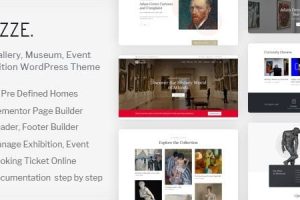 Muzze v1.6.7 Museum Art Gallery Exhibition WordPress Theme
