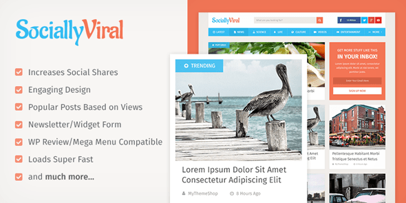 MyThemeShop Socially Viral WordPress Theme v2.4.9