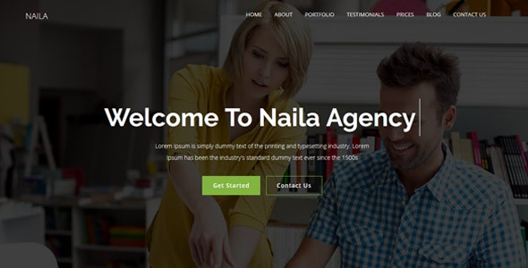 Naila v1.0 – One Page MultiPurpose WordPress Theme