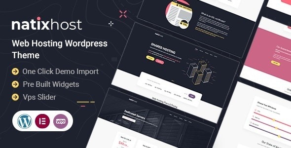 Natix v1.6 Web Hosting WordPress Theme