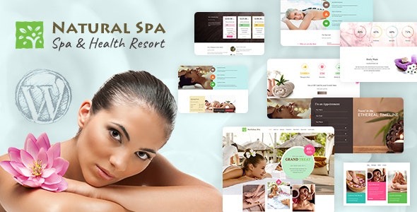 Natural Spa v3.0 Massage Booking WordPress Theme