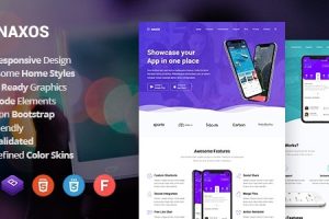 Naxos - 应用登陆页面 WordPress 主题 2.1