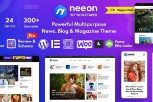Neeon (v3.1.0) WordPress News Magazine Theme (Activated)