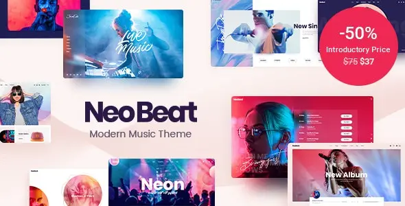 NeoBeat v1.6 Music WordPress Theme (Activated)