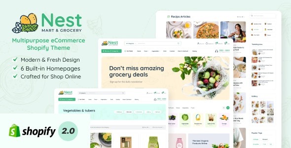 Nest – Multipurpose eCommerce Shopify Theme v1.0.5