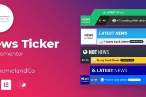 News Ticker For Elementor v1.5.0