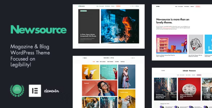 Newsource v1.7 Multi-Concept Blog Magazine