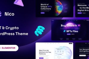 Nico (v1.0.14) Creative & NFT-affiliate WordPress Theme