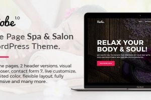 Niobe v1.2.8 Spa & Salon WordPress Theme