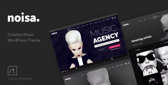 Noisa (v2.6.0) Music Producers, Bands & Events Theme for WordPress
