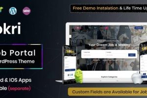 Nokri (v1.6.1) Job Board WordPress Theme