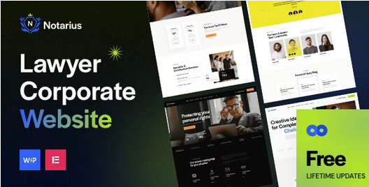 Notarius (v1.3.1) Legal Advisor & Law Services WordPress Theme