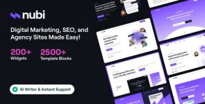 Nubi (v2.0.4) Digital Marketing & SEO WordPress Theme