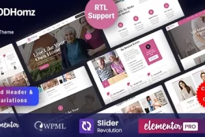 Odhomz v1.9 Senior Elderly Care WordPress Theme