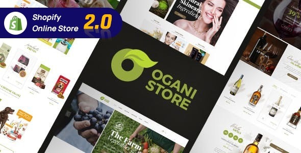 Ogani v1.3.3 Organic Food Store Theme for WooCommerce WordPress #