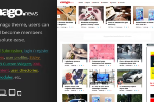Omago News v3.2 User Profile Membership & Content Sharing Theme