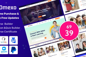 Omexo (v2.3.4) Education & Online Courses WordPress Theme