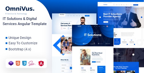 Omnivus v1.0 IT Solutions & Digital Services Angular Template #