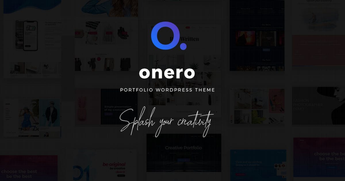 Onero v1.7.9 Creative Portfolio Theme for Professionals