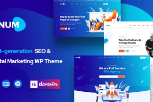 Onum (v1.2.16.11) SEO & Marketing Elementor WordPress Theme