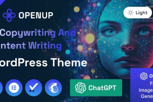 Openup (v1.1.0) AI Content Writer & AI Application WordPress Theme