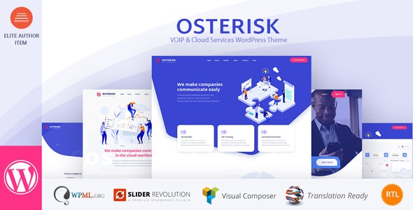 Osterisk (v3.0) VOIP & Cloud Services WordPress Theme