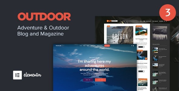Outdoor v3.4 Adventure Blog and Magazine