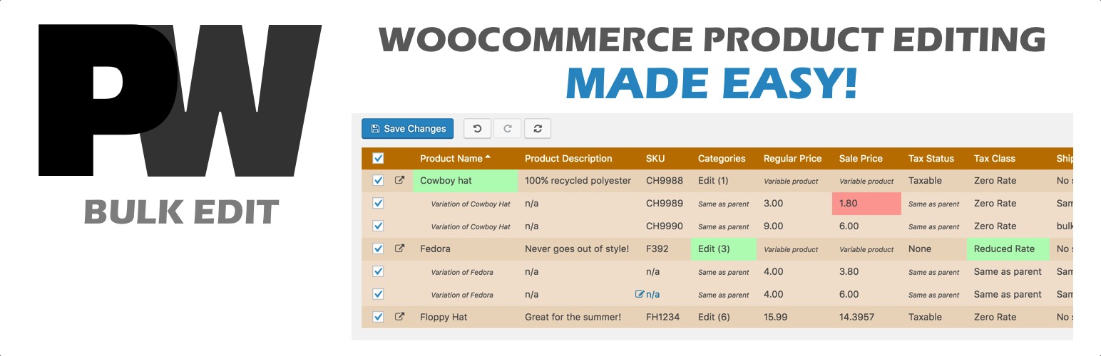 Pimwick WooCommerce Bulk Edit Pro v2.366 [Activated]