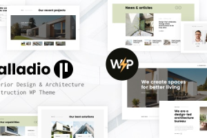 Palladio v1.1.9 Interior Design & Architecture WordPress Theme
