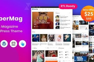 PaperMag (v1.0.5) News Magazine WordPress Theme
