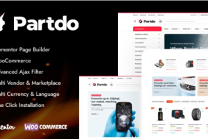 Partdo (v1.3.3) Auto Parts and Tools Shop WooCommerce Theme