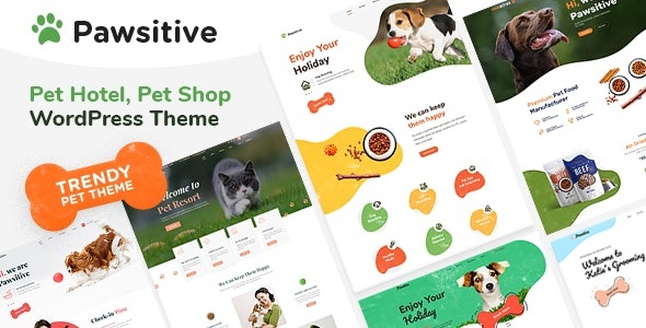 Pawsitive v1.2.2 Pet Care & Pet Shop WordPress Theme