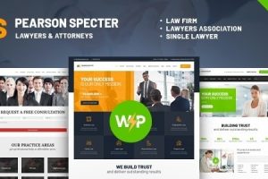 Pearson Specter v1.11.2.1 WordPress Theme for Lawyer & Attorney