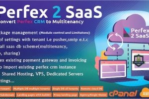 Perfex CRM SaaS 模块 0.3.0 - 将您的 Perfex CRM 转变为强大的多租户解决方案