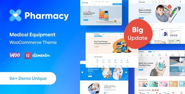 Pharmacy v5.1.0 WooCommerce WordPress Responsive Theme