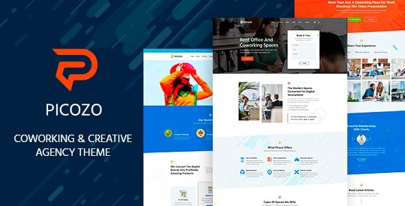 Picozo v1.8 – Coworking and Office Space WordPress Theme